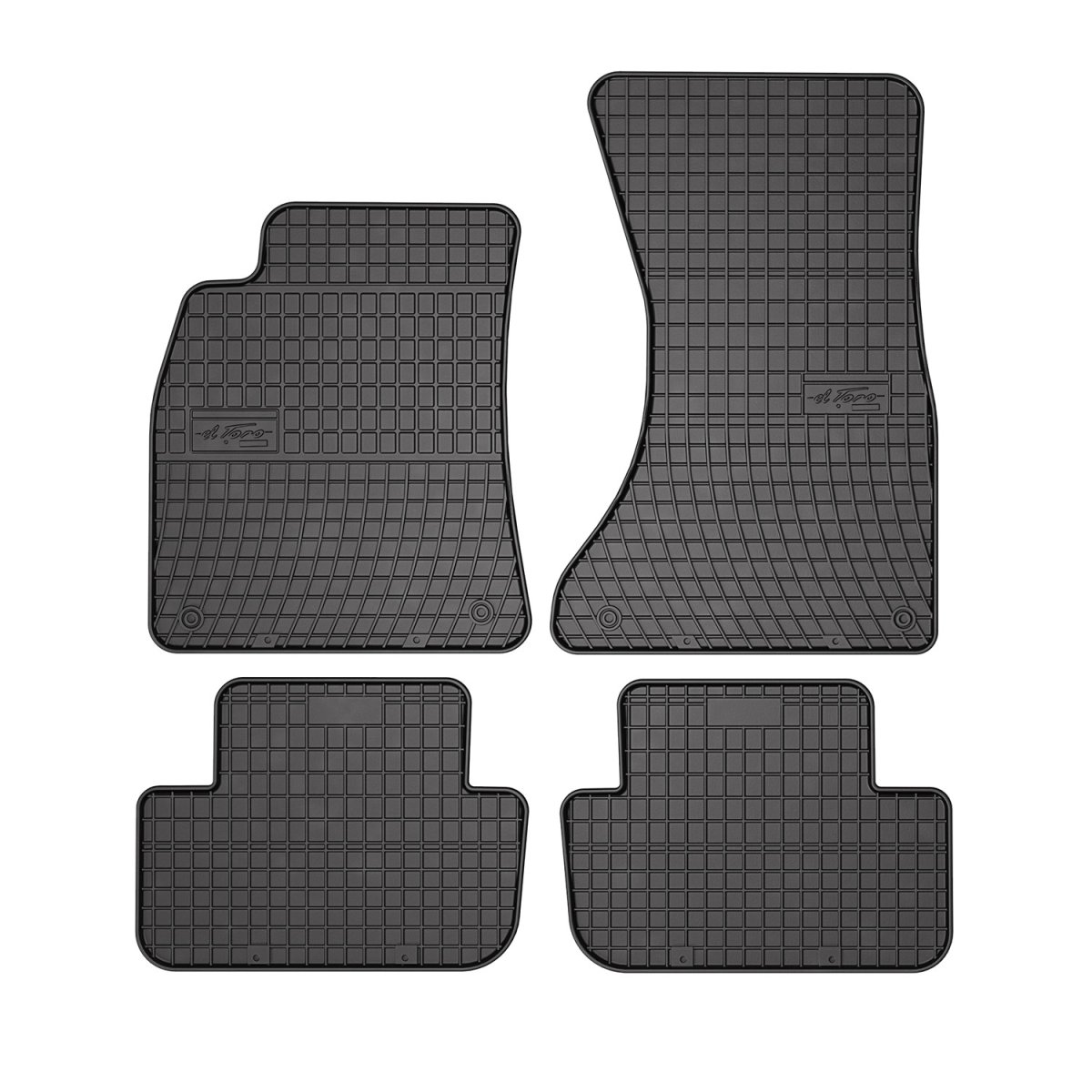 Audi Allroad Floor Mats - Omac - El Toro Rubber - Black - '07-'16